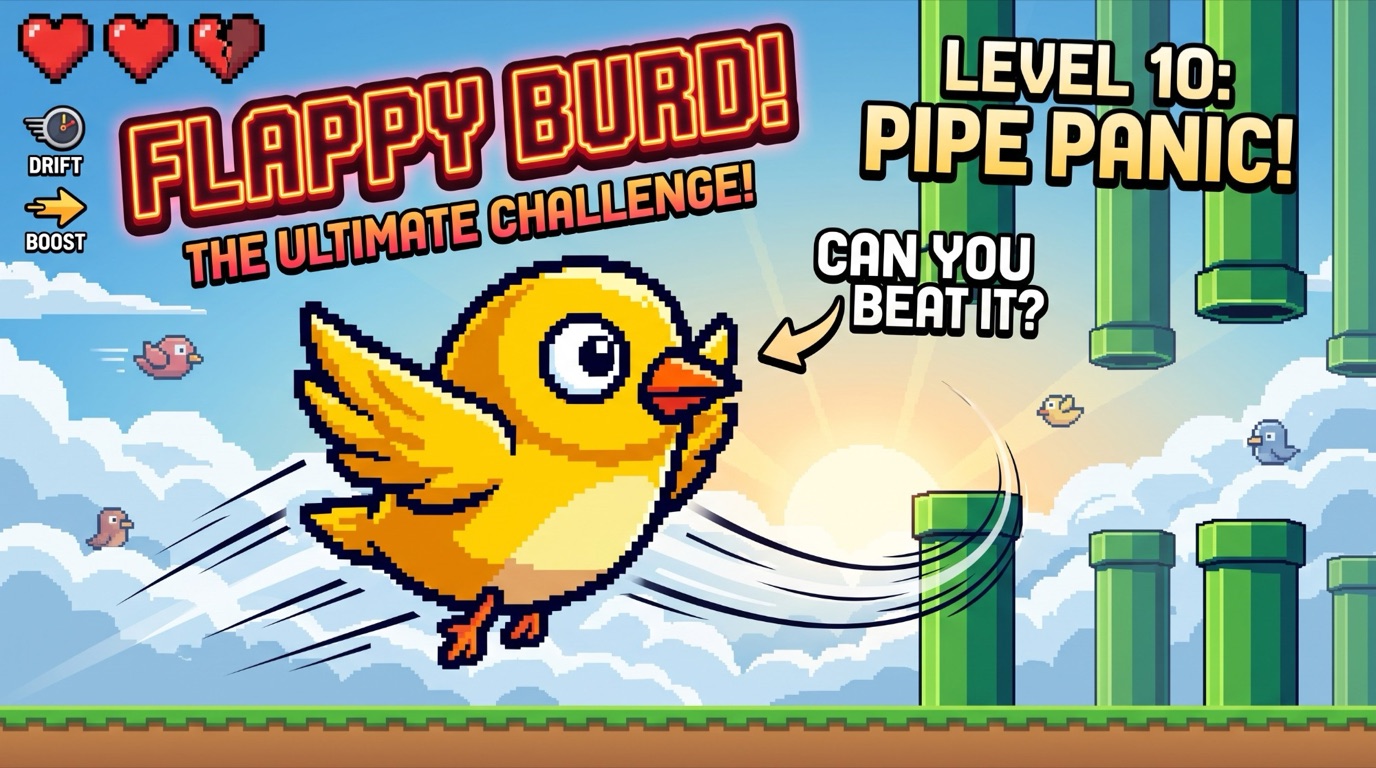 Screenshot of Flappy Burd