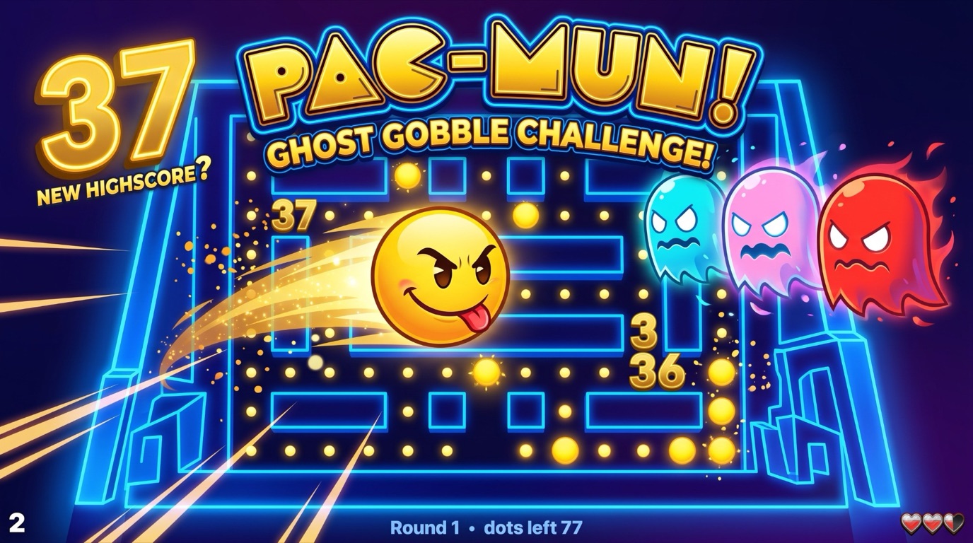 Screenshot of Pac-Mun